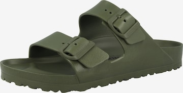 BIRKENSTOCK Muiltjes 'Arizona' in Groen: voorkant