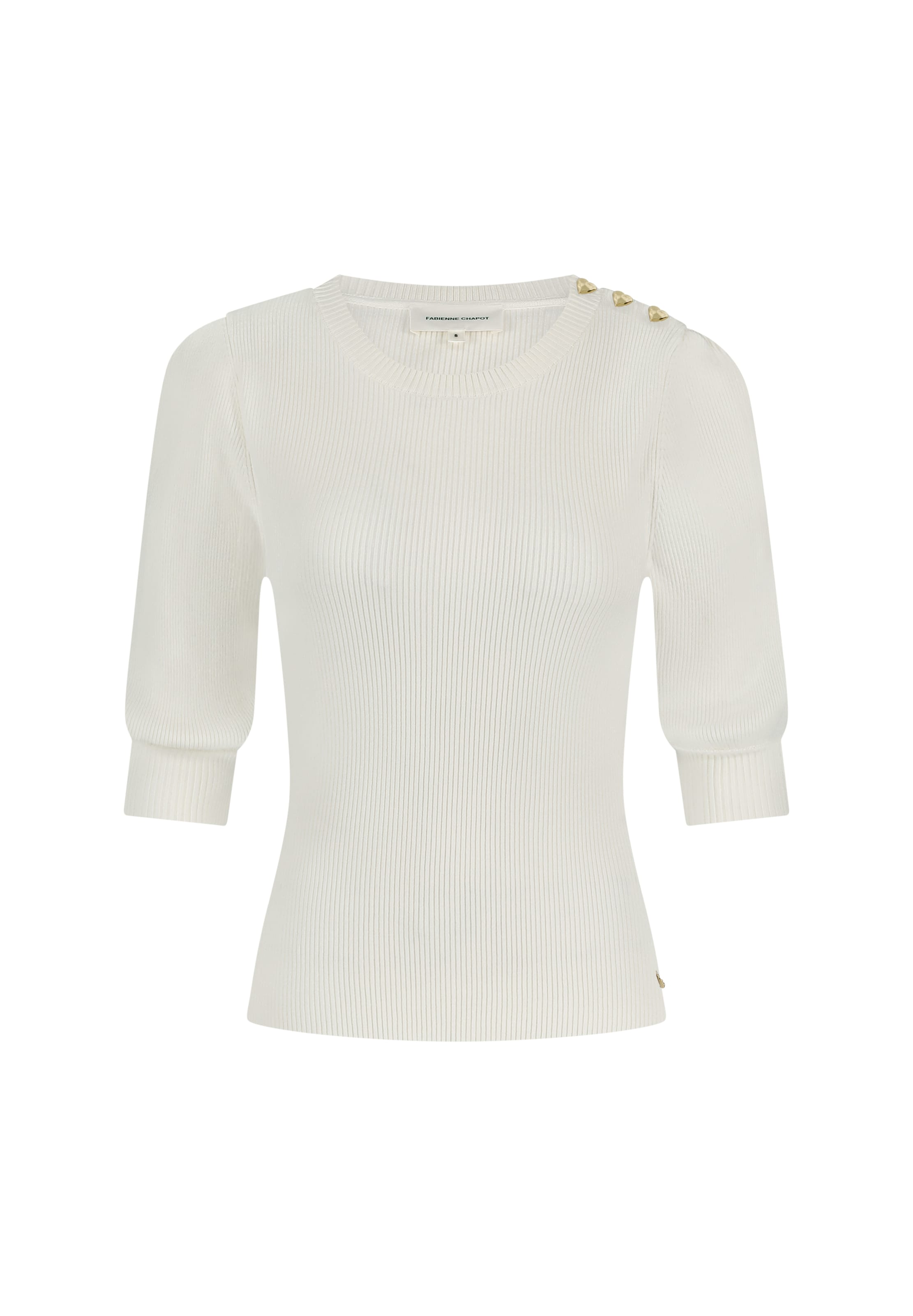 Fabienne Chapot Trui in Beige: voorkant