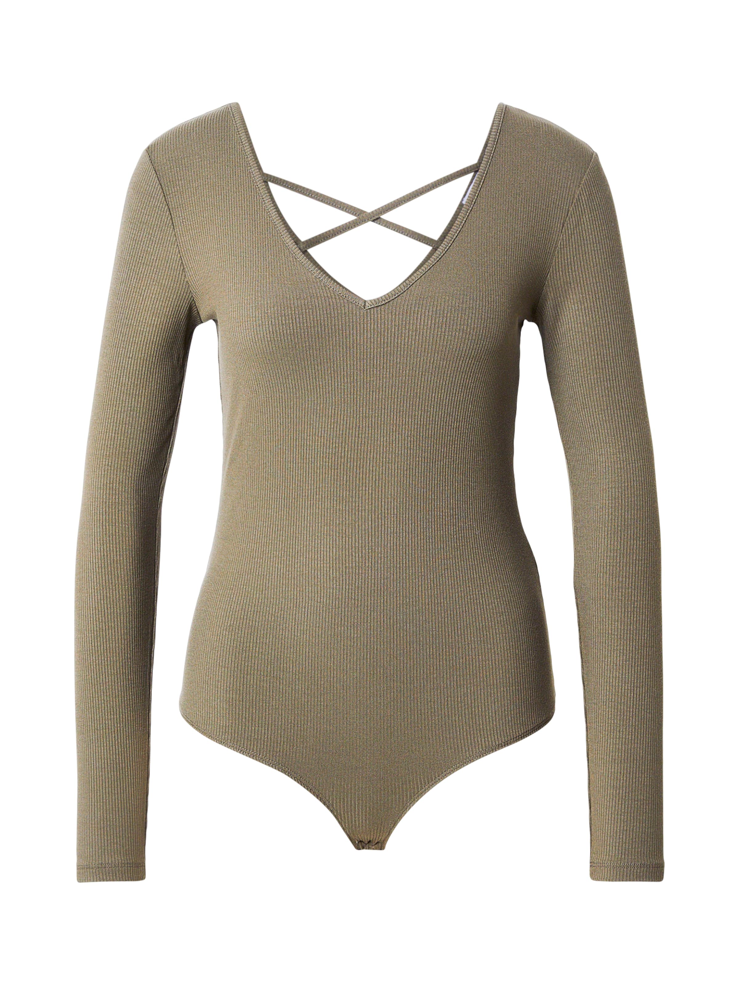 ABOUT YOU Боди-футболка 'Emmy' в Зеленый: спереди