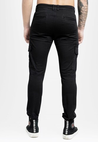 The Jokers Wide Leg Cargo Hose in Schwarz