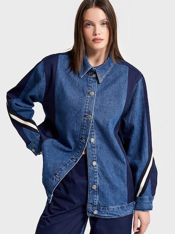 IT'S BASIC Between-season jacket 'Straight Denim Jacket' in Blue