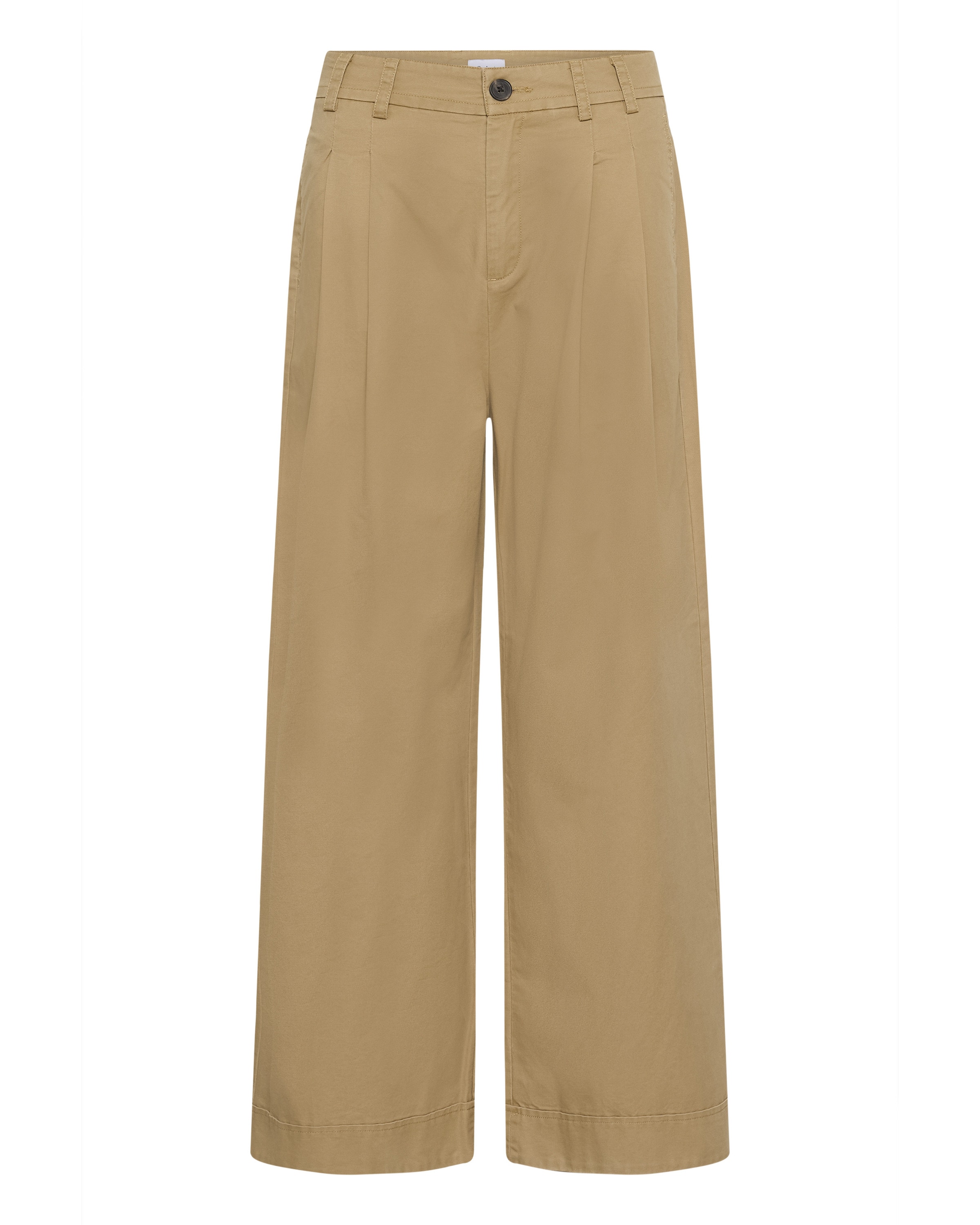 Pantalon à pince 'ParkerSZ' SAINT TROPEZ en marron : devant