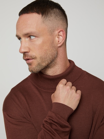 DAN FOX APPAREL Pullover 'Enno' in Braun