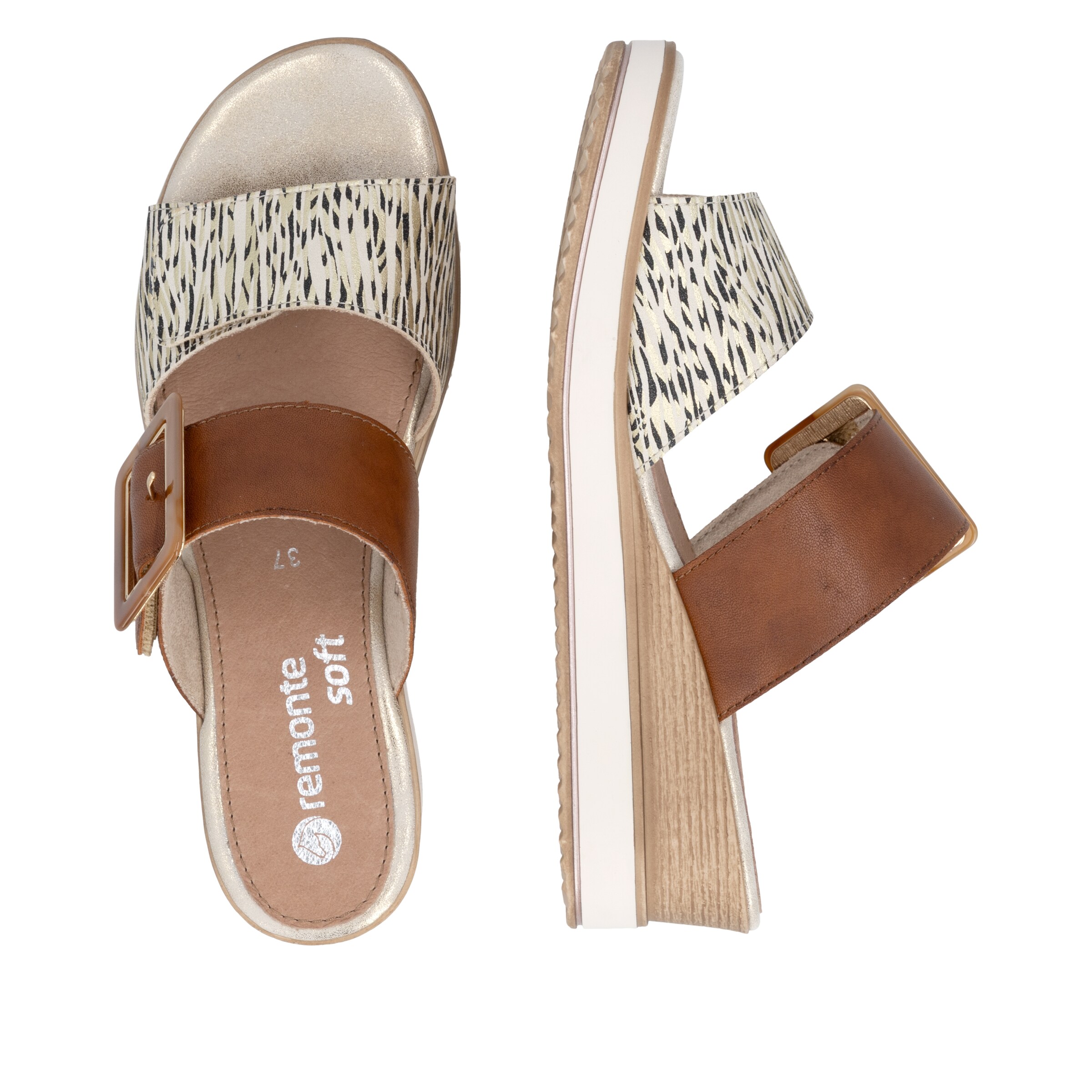 REMONTE Mules in Brown