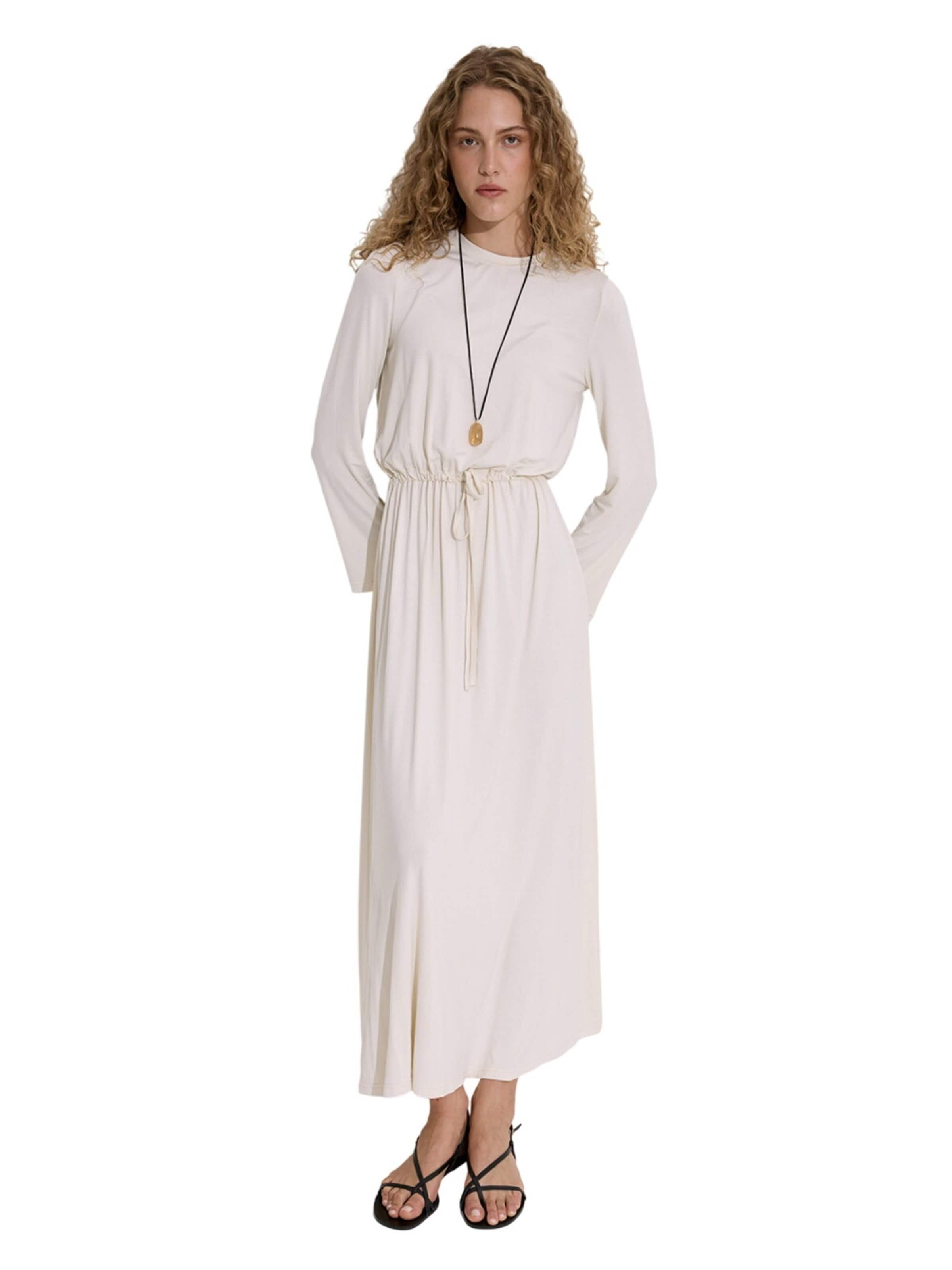 MANUKA Jurk in Beige: voorkant