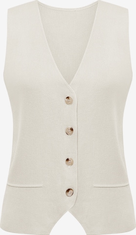 Imily Bela Вязаная жилетка в Белый: спереди