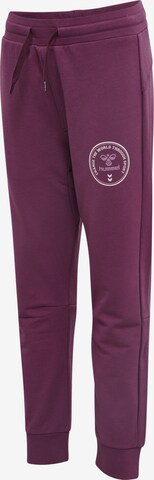 Hummel Tapered Pants in Purple