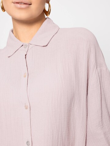 SASSYCLASSY Bluse 'kürzere Variante' in Pink