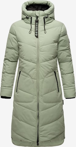 MARIKOO Raincoat 'Benikoo' in Green: front