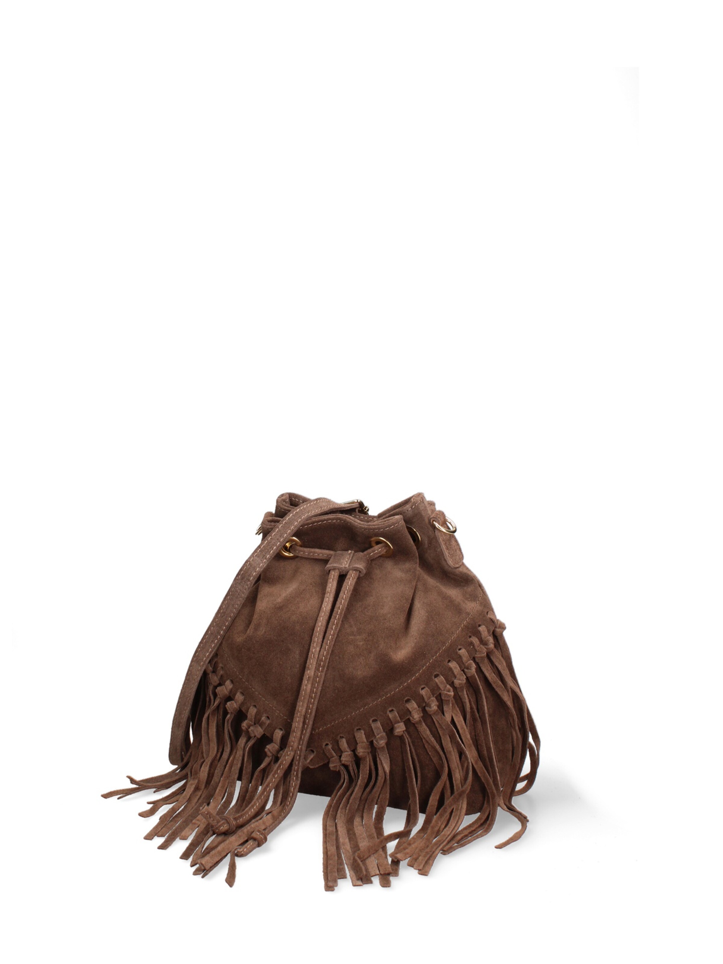 Borsa a sacco di Gave Lux in marrone: frontale