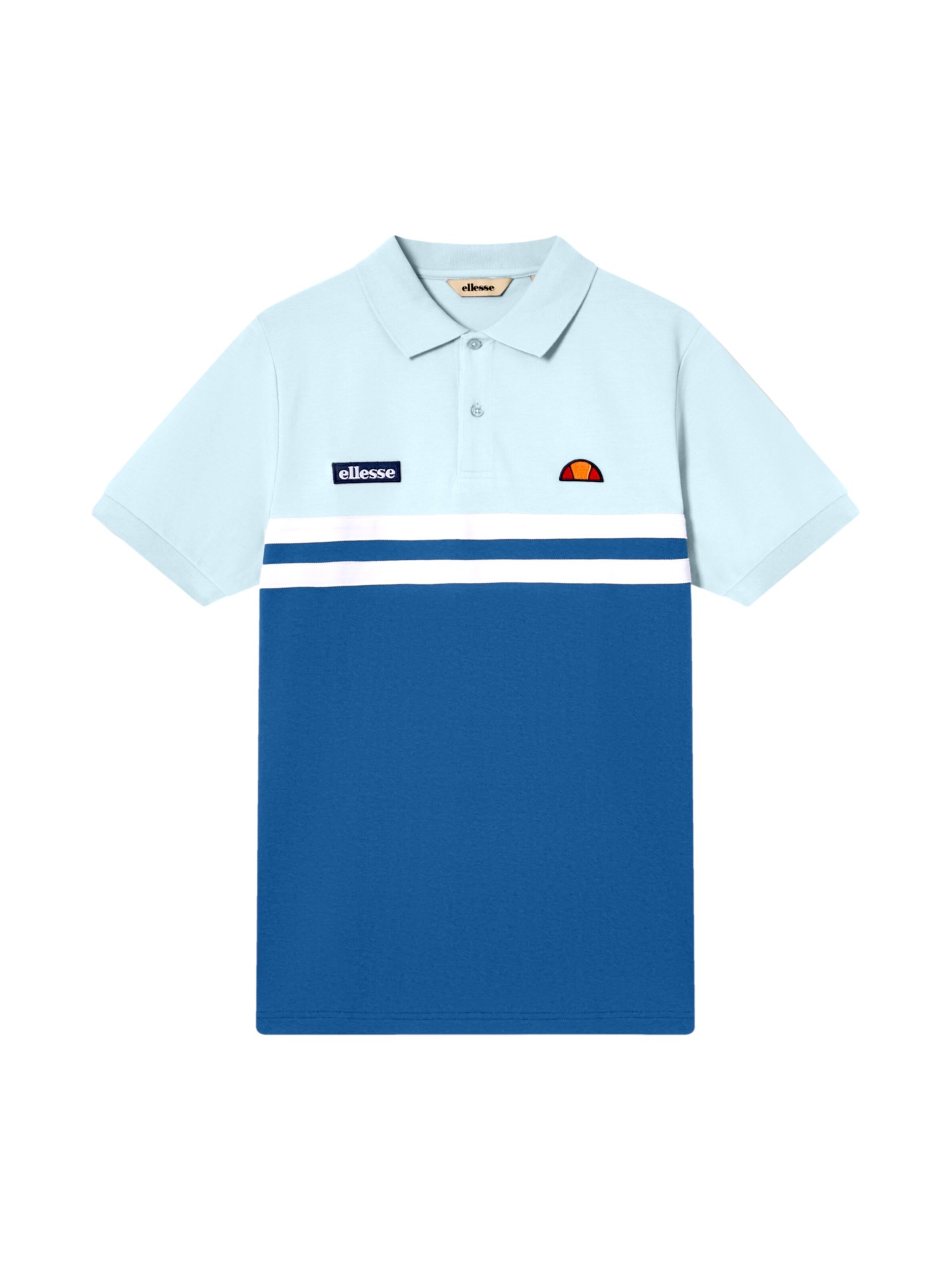 ELLESSE Shirt 'Muccia' in L in de kleur Blauw / Lichtblauw, Productweergave
