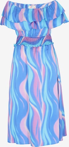IZIA Zomerjurk 'Festival' in Blauw: voorkant