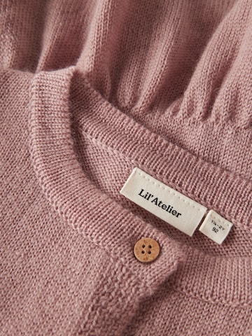 Lil'Atelier Cardigan i pink