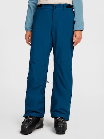 O'NEILL Slimfit Outdoor hlače | modra barva: sprednja stran