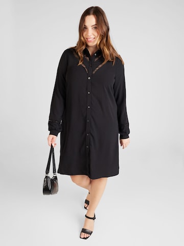 ONLY Carmakoma Shirt Dress 'METTA' in Black