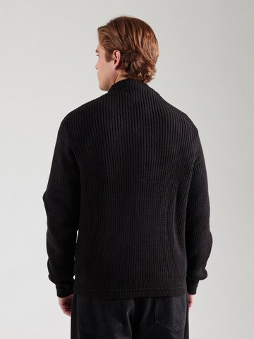 JACK & JONES Pulover 'JJKAITO' | črna barva