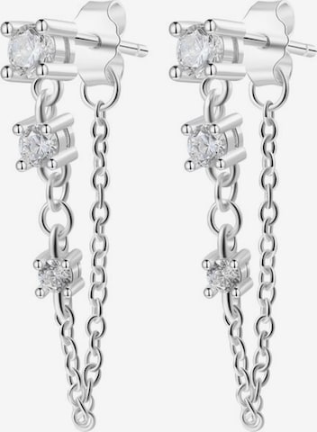 Hey Happiness Ohrringe 'Stardust' in Silber: Vorderseite