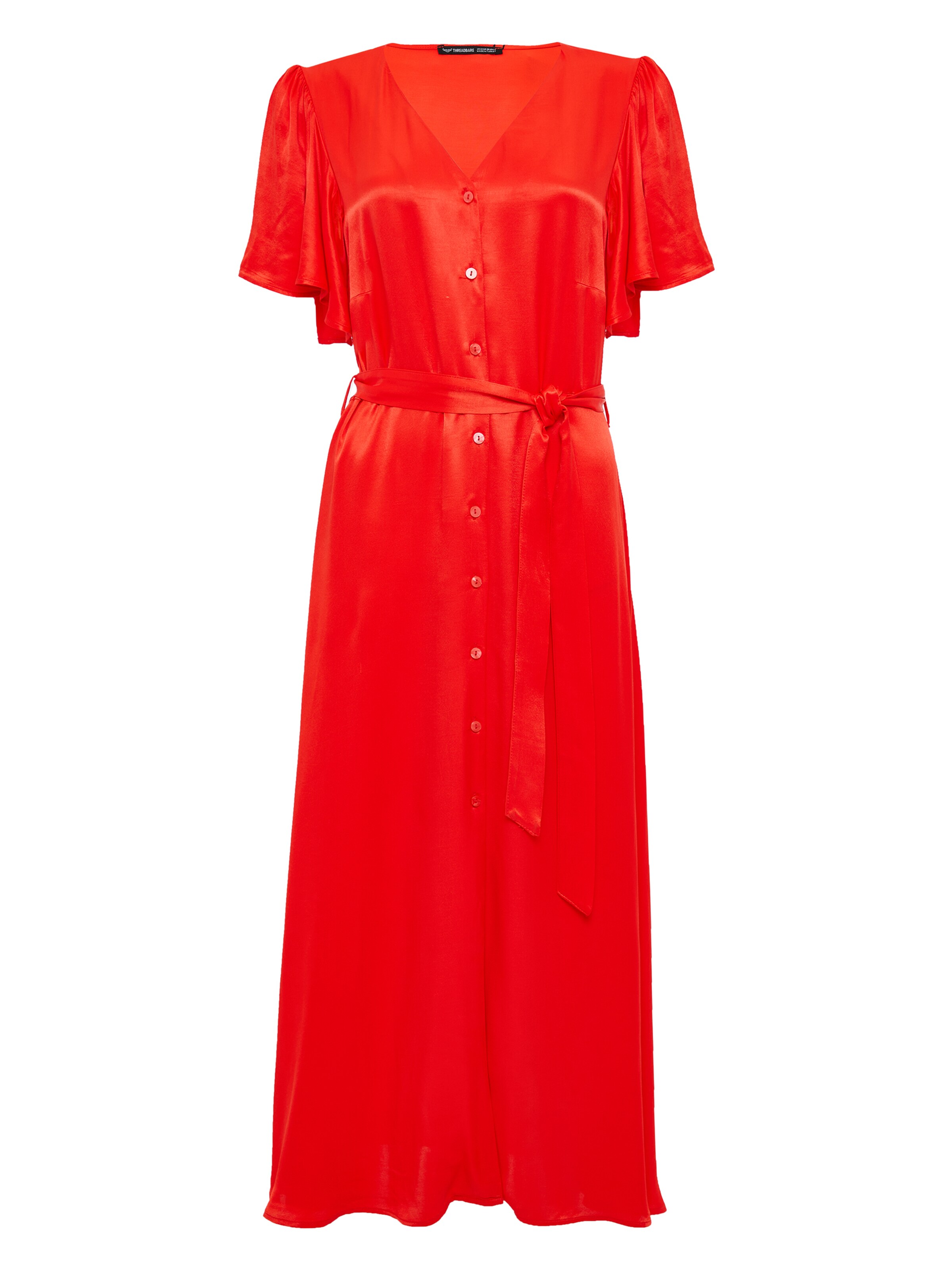 Threadbare Kleid 'Salad' in Rot: Vorderseite