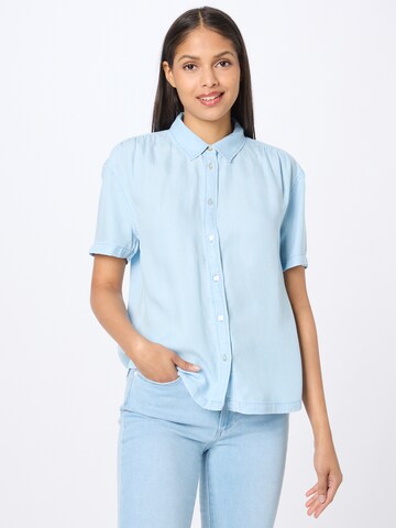 TOM TAILOR Blouse in Blauw: voorkant