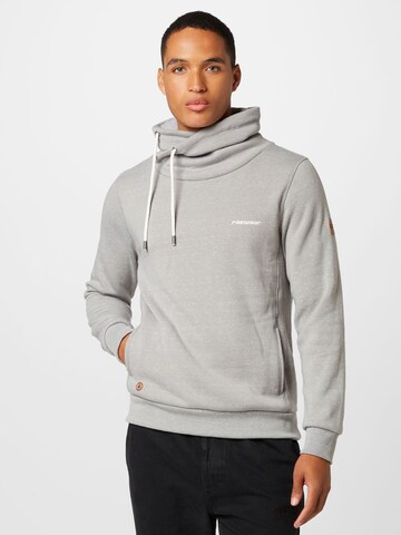 Ragwear Sweatshirt 'HOOKER' in Grey: front