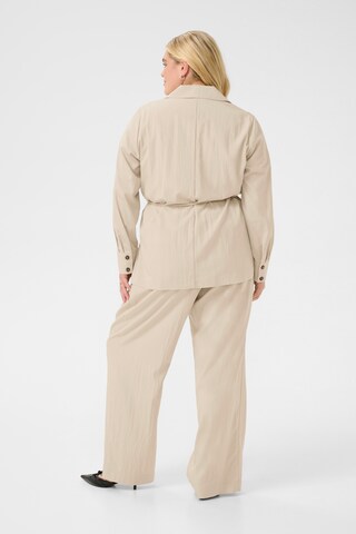 KAFFE CURVE Tussenjas 'Trina' in Beige