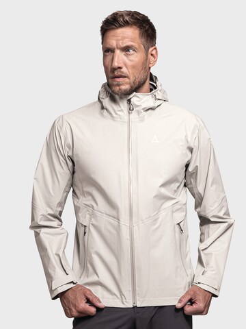 Schöffel Outdoor jacket 'Begoro' in Beige: front