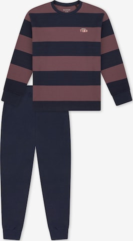 Pyjama ' Nightwear ' SCHIESSER en bleu : devant
