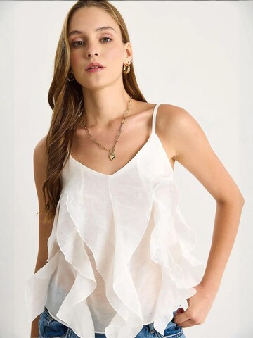 Chemisier Bianco Lucci en blanc