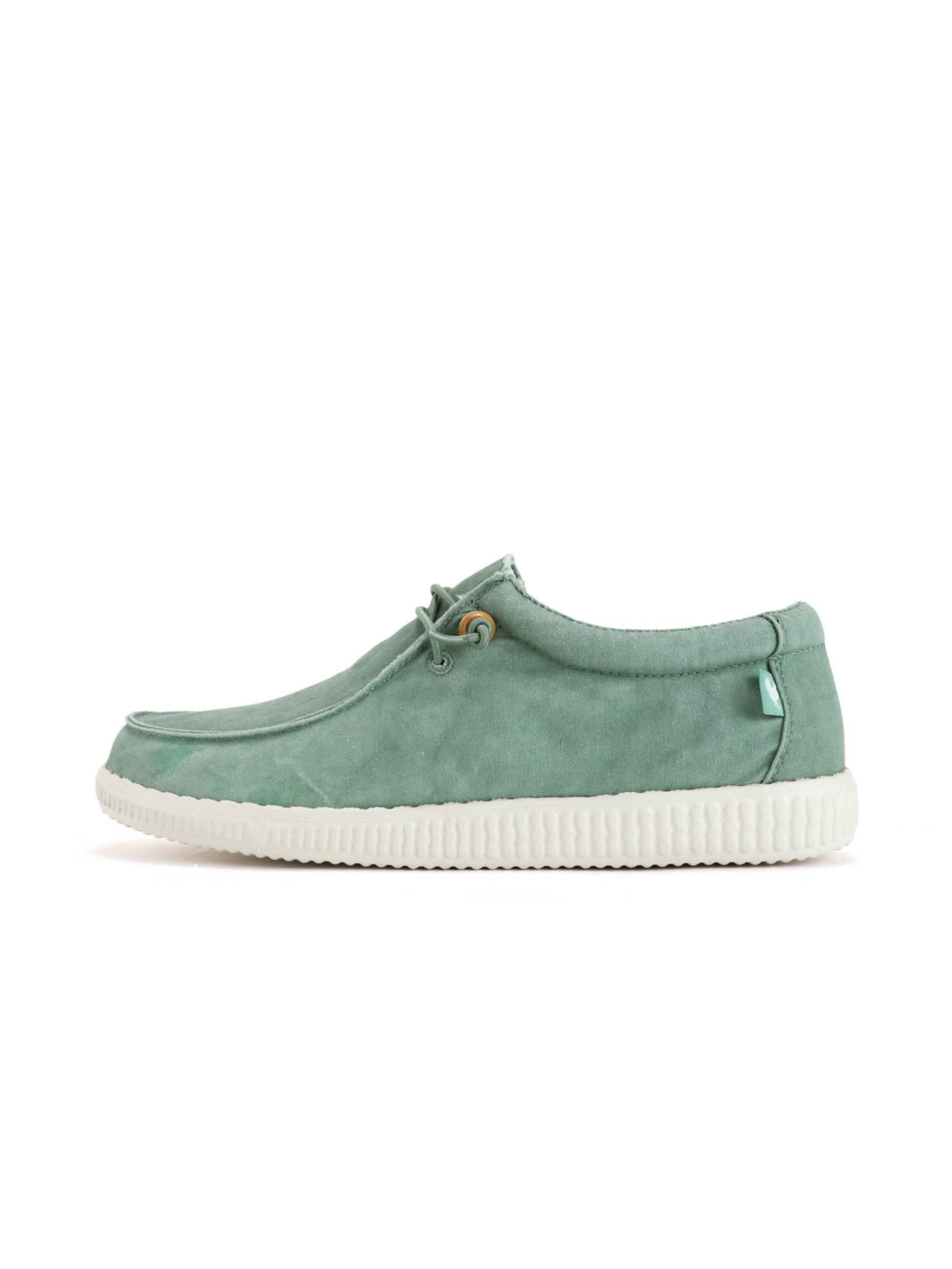 Walk In Pitas Moccasin 'Wallabi' in Green: front