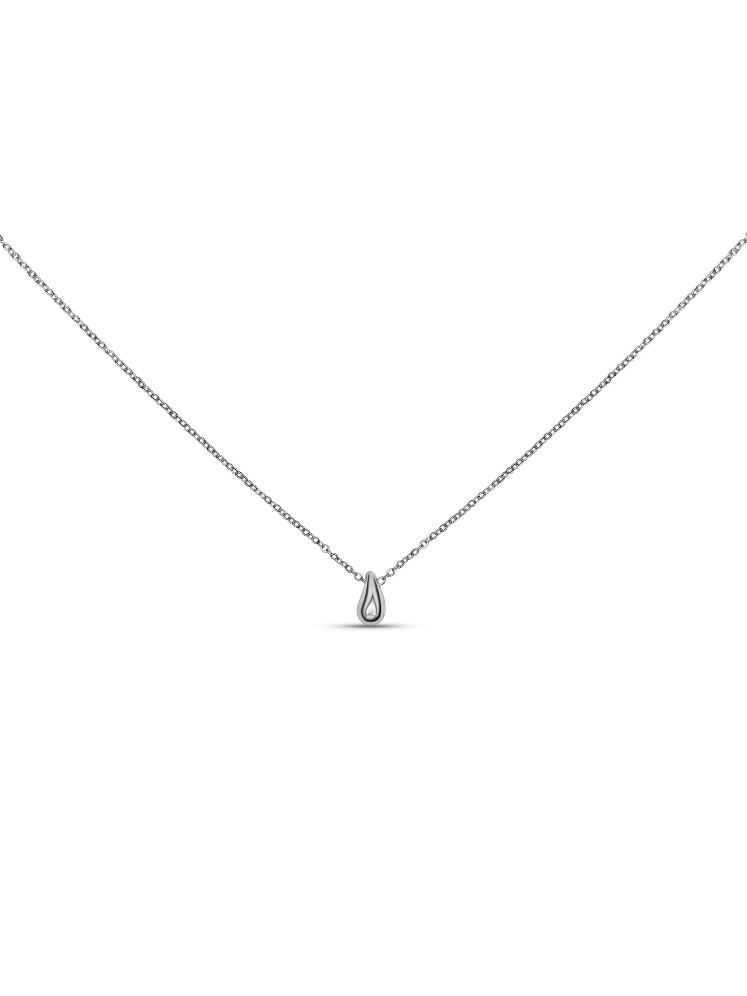 Pure Schmuck Kette 'Drop Luxury'‌‌‌‌ in Silber: Vorderseite