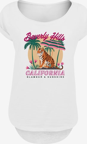 F4NT4STIC Shirt 'Beverly Hills California Glamour Summer' in White: front