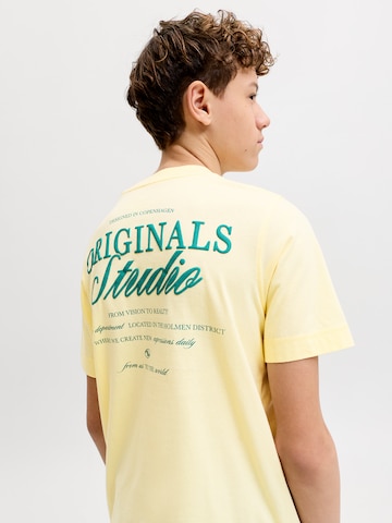 dzeltens Jack & Jones Junior T-Krekls 'JORNorrebro'