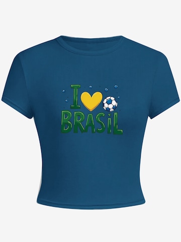 GORHEY Shirt in Blauw: voorkant