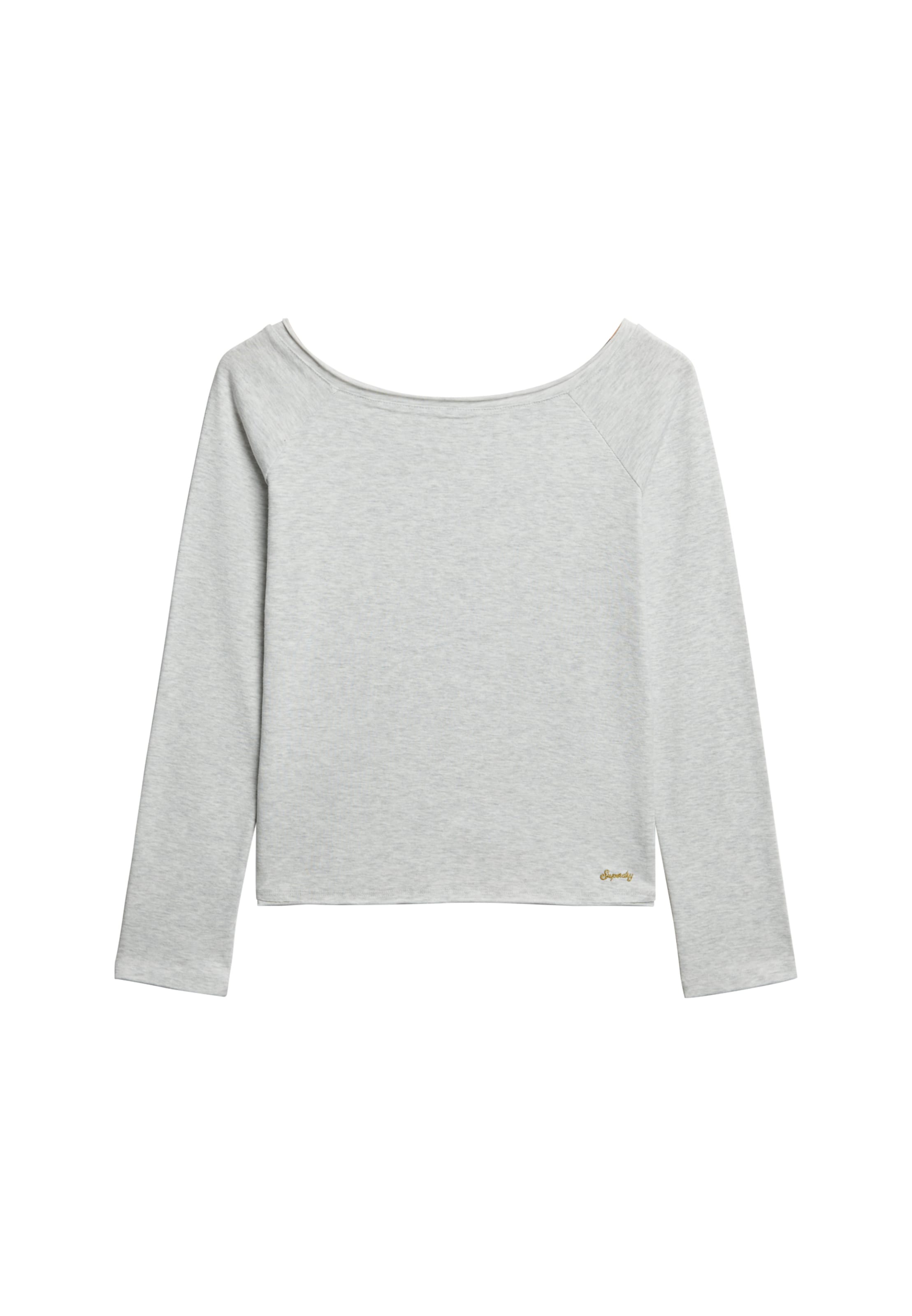 Superdry & Co Shirt 'Bardot' in Grijs: voorkant