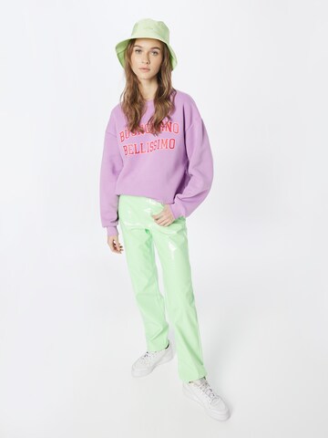 Gina Tricot Sweatshirt 'Riley' in Lila