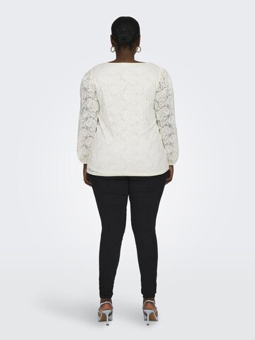 Camicia da donna di ONLY Carmakoma in bianco