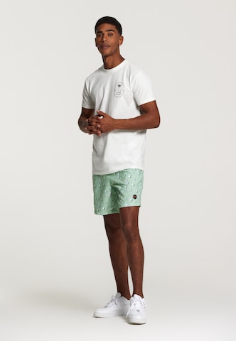 T-Shirt 'Tulum Palm' Shiwi en blanc