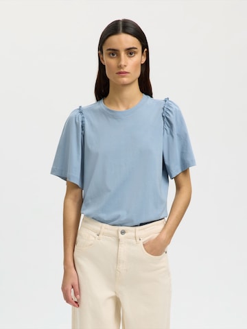 SELECTED - Camiseta 'SLFPENELOPE' en azul: frente