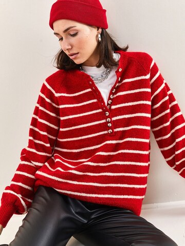 Pullover di Bianco Lucci in rosso