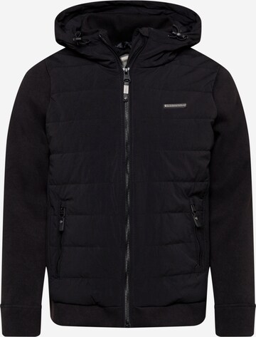 Ragwear Between-Season Jacket 'DORYAN' in Black: front