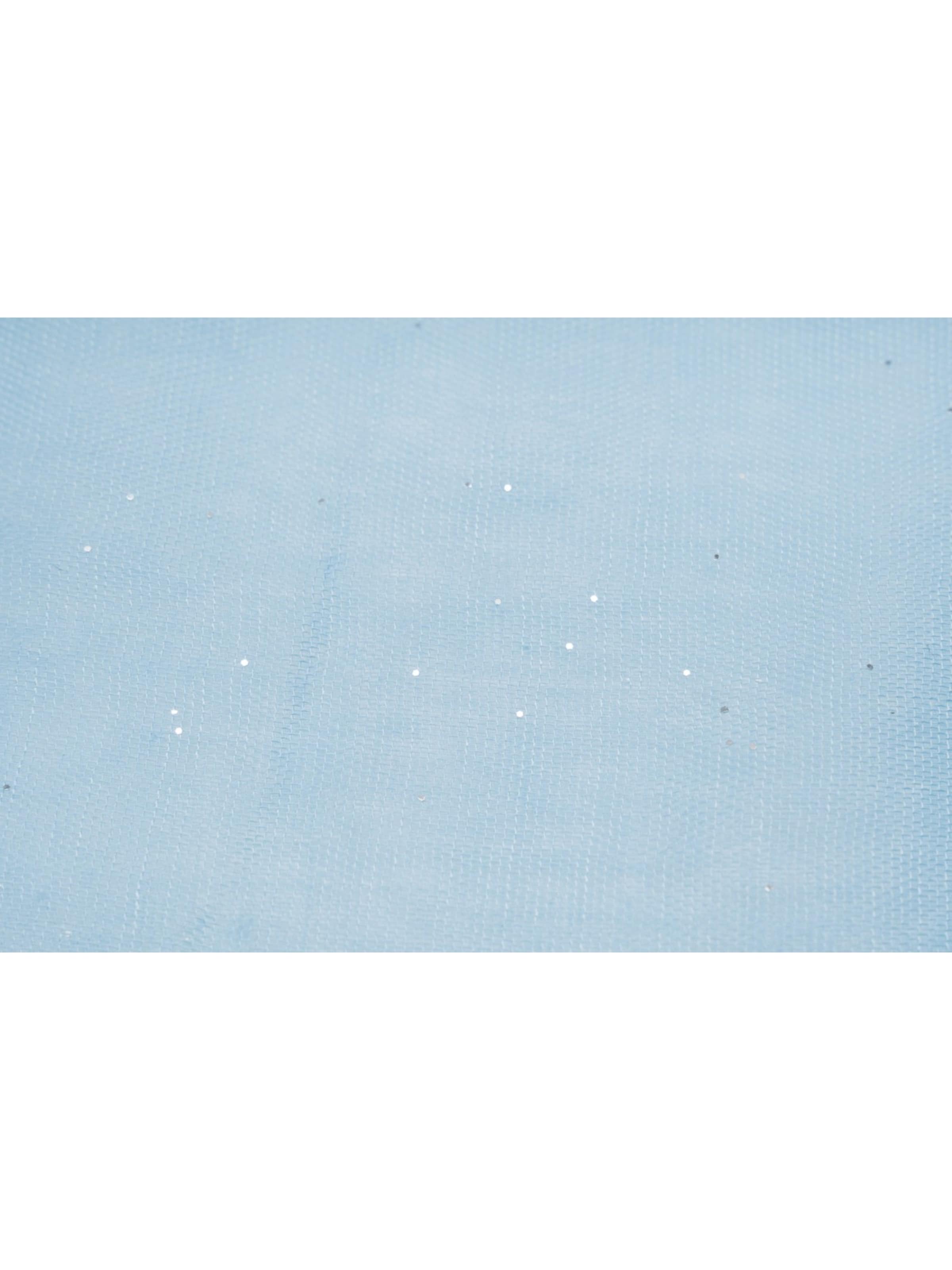 styleBREAKER Loop scarf 'Loop mit Glitzer unifarben' in Blue