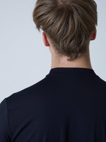 SPORTKIND Performance shirt 'Langarmshirt High-Neck' in Black