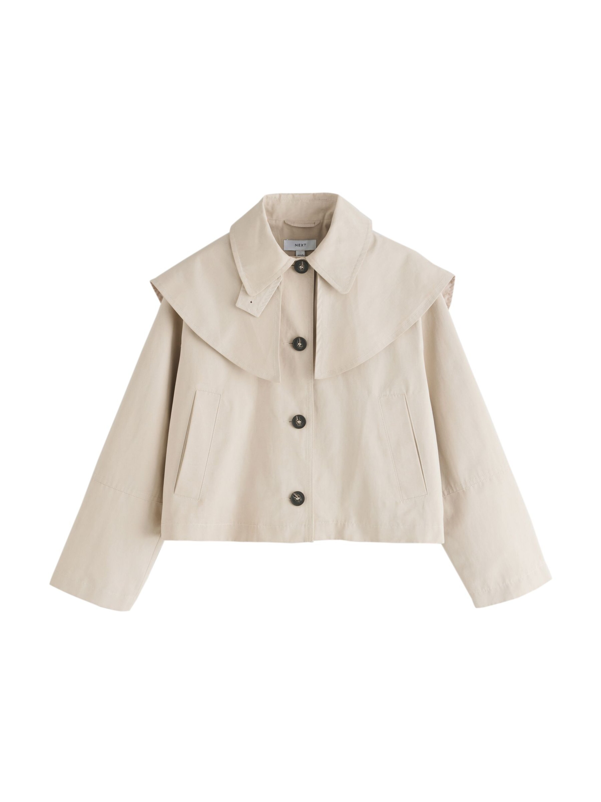 Next Mantel in Beige: Vorderseite