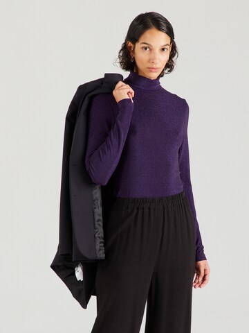 purpurinė FRNCH PARIS Marškinėliai 'CARMELITE': priekis