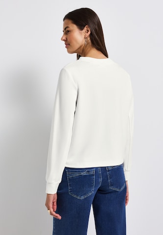 STREET ONE Sweatjacke in Weiß