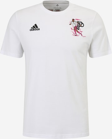 T-Shirt fonctionnel 'Pogba' ADIDAS SPORTSWEAR en blanc : devant