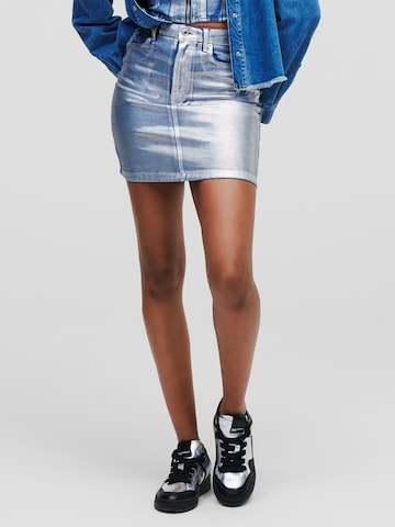 Karl Lagerfeld Skirt in Blue: front
