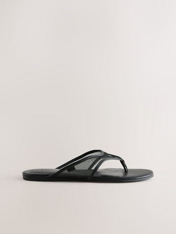 Next Teenslipper 'Forever Comfort' in Zwart