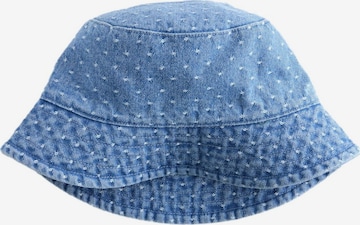 Next Hut in Blau: Vorderseite