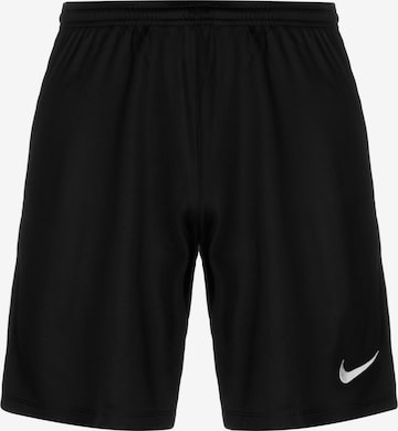 NIKE Workout Pants 'League Knit II' in Black: front